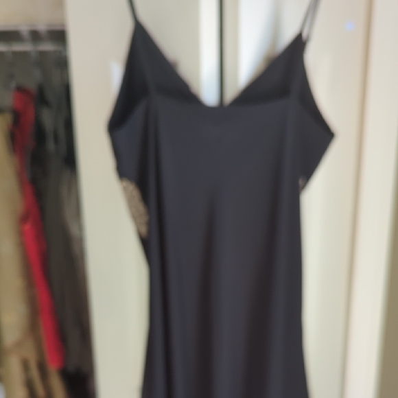 Abercrombie & Fitch Elegant Black Lace Trim Dress - Picture 7 of 8